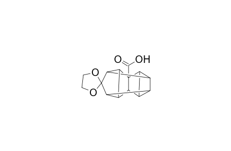 4,4-Ethylenedioxyhexacyclo[5.4.0.0(2,6).0(3,10).0(5,9).0(8,11)]undecane-1-carboxylic acid