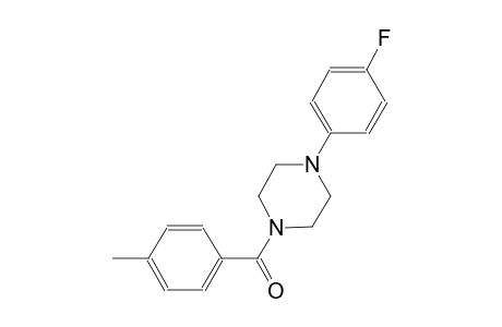 1-(4-fluorophenyl)-4-(4-methylbenzoyl)piperazine