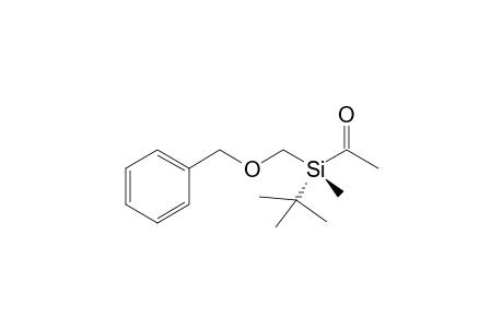 1-(benzoxymethyl-tert-butyl-methyl-silyl)ethanone