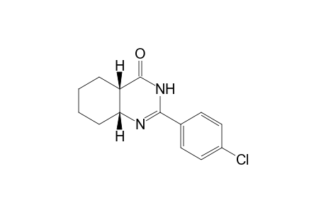 cis-(4aS,8aR)-2-(4-chlorophenyl)-4a,5,6,7,8,8a-hexahydro-3H-quinazolin-4-one