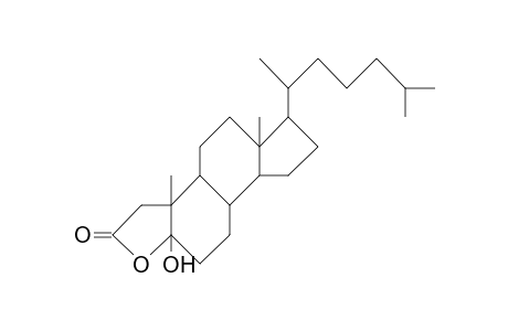 2a-Oxa-2-oxo-5a-hydroxy-3,4-dinorcholestane