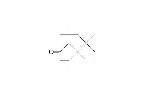 2,6,6,8-Tetramethyl-tricyclo(6.3.0.0/1,5/)undec-10-en-4-one