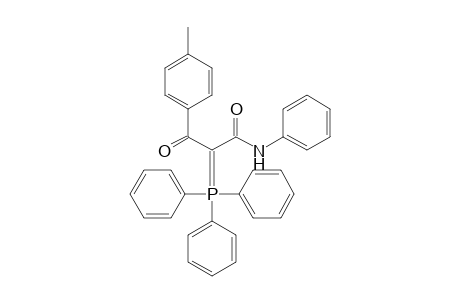 3-keto-N-phenyl-3-(p-tolyl)-2-triphenylphosphoranylidene-propionamide