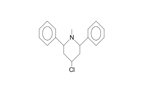 4-Chloro-cis-2,cis-6-diphenyl-N-methyl-piperidine