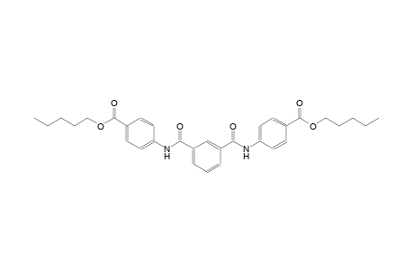 benzoic acid, 4-[[3-[[[4-[(pentyloxy)carbonyl]phenyl]amino]carbonyl]benzoyl]amino]-, pentyl ester