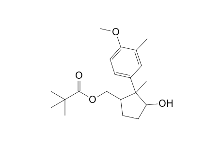 2-(4-Methoxy-3-methylphenyl)-2-methyl-3-(pivaloyloxymethyl)cyclopentanol