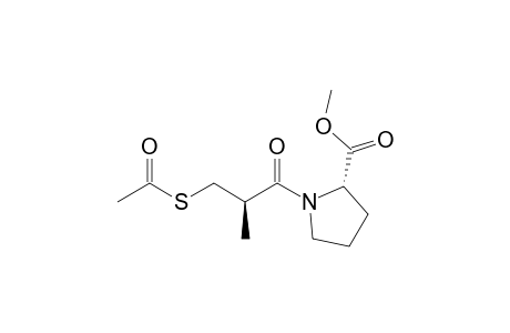 1-((2'R)-3'-Acetylthio-2'-methylpropanoyl)-L-proline Methyl Ester