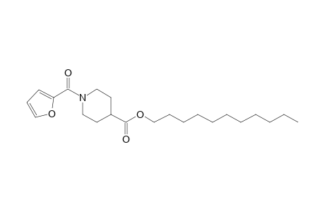 Isonipecotic acid, N-(2-furoyl)-, undecyl ester