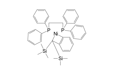 7,7-bis(trimethylsilyl)-8-{[1,2-bis(diphenylphosphino)ethane]nickela}bicyclo[4.2.0]octa-1,3,5-triene