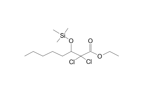Ethyl 2,2-dichloro-3-[(trimethylsilyl)oxy]octanoate