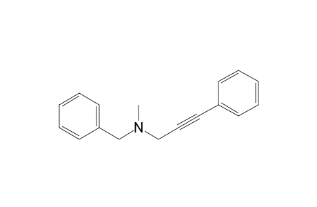 N-benzyl-N-methyl-3-phenyl-prop-2-yn-1-amine