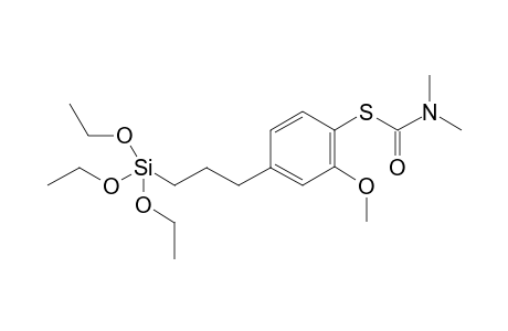 S-(2-methoxy-4-(3-(triethoxysilyl)propyl)phenyl) dimethylcarbamothioate