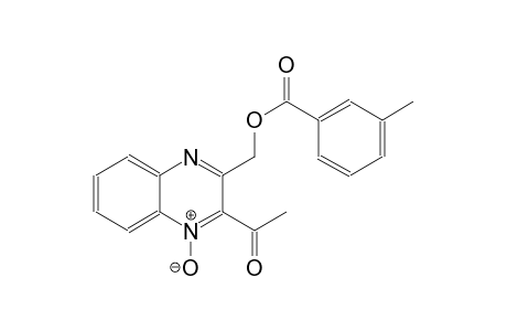 (3-acetyl-4-oxido-2-quinoxalinyl)methyl 3-methylbenzoate