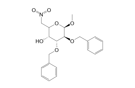 Methyl 2,3-Di-O-benzyl-6-nitro-.beta.,D-arabinopyranoside