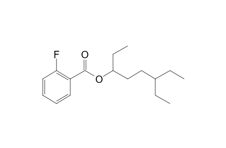 2-Fluorobenzoic acid, 6-ethyl-2-octyl ester