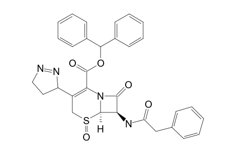 PYRAZOLINOCEPHEM-SULPHOXIDE;BENZHYDRYL-7-PHENYLACETAMIDO-3-(3'-PYRAZOLYL)-3-CEPHEM-4-CARBOXYLATE-1-S-(BETA)-OXIDE