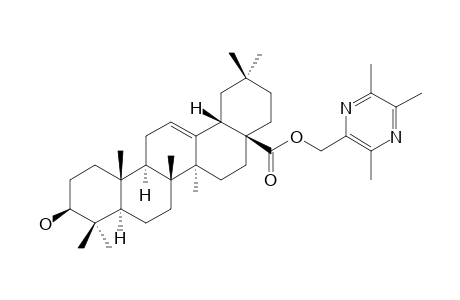 3-BETA-HYDROXY-OLEA-12-EN-28-OIC-ACID-3,5,6-TRIMETHYL-PYRAZIN-2-METHYLESTER
