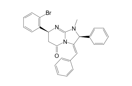 (2S,7S)-3-[(Z)-Benzylidene]-7-(2-bromophenyl)-1-methyl-2-phenyl-2,3,6,7-tetrahydroimidazo[1,2-A]pyrimidin-5(1H)-one