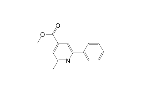 4-Pyridinecarboxylic acid, 2-methyl-6-phenyl-, methyl ester