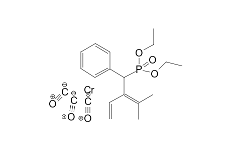 Tricarbonyl{eta6-[1-(diethoxyphosphoryl)-2-ethenyl-3-methylprop-2-en-1-yl]benzene}chromium(0)
