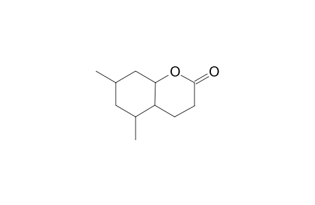 5,7-Dimethyl-3,4,4a,5,6,7,8,8a-octahydro-1-benzopyran-2-one