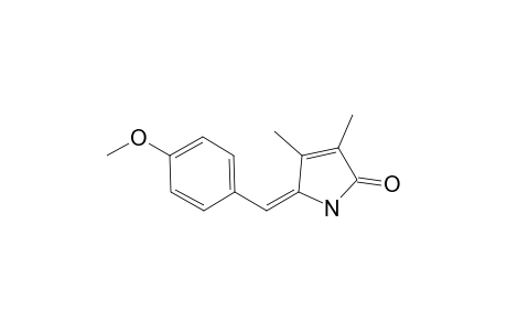 E-3,4-DIMETHYL-5-(4-METHOXYPHENYLMETHYLIDENE)-3-PYRROLIN-2-ONE