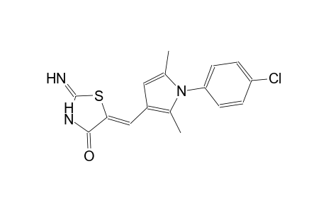 (5Z)-5-{[1-(4-chlorophenyl)-2,5-dimethyl-1H-pyrrol-3-yl]methylene}-2-imino-1,3-thiazolidin-4-one