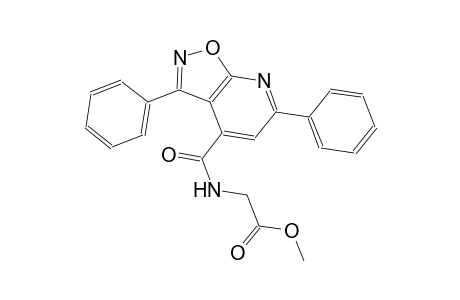 acetic acid, [[(3,6-diphenylisoxazolo[5,4-b]pyridin-4-yl)carbonyl]amino]-, methyl ester