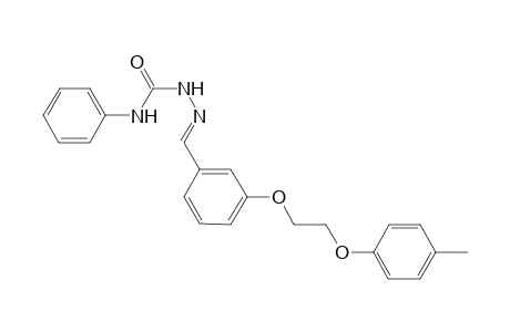 Benzaldehyde, 2-[2-(4-methylphenoxy)ethoxy]-, 1-phenylsemicarbazone
