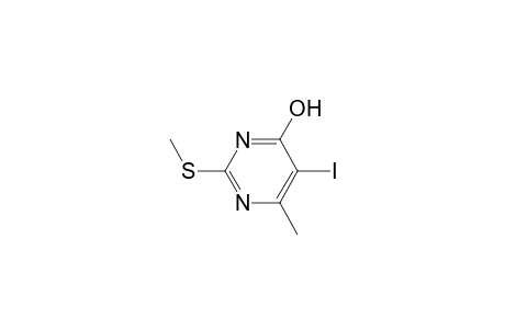 5-iodanyl-6-methyl-2-methylsulfanyl-1H-pyrimidin-4-one
