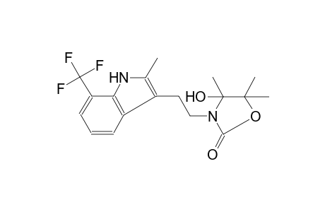 Isoxazolidin-2-one, 3-[2-(7-trifluoromethyl-2-methyl-3-indolyl)ethyl]-4-hydroxy-4,5,5-trimethyl-