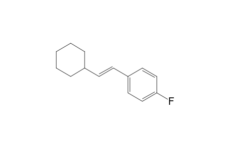 1-[(E)-2-cyclohexylethenyl]-4-fluoranyl-benzene