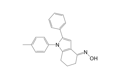 4H-Indol-4-one, 1,5,6,7-tetrahydro-1-(4-methylphenyl)-2-phenyl-, oxime