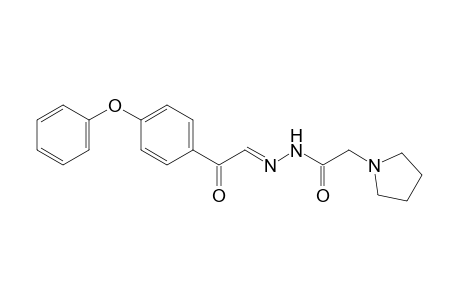 1-pyrrolidineacetic acid, p-phenoxyphenacylidenehydrazide
