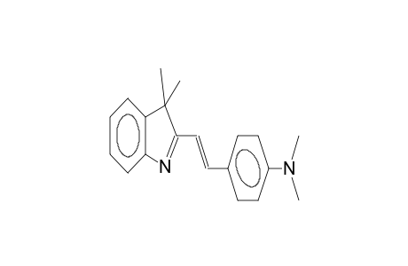 4-[(E)-2-(3,3-Dimethyl-3H-indol-2-yl)ethenyl]-N,N-dimethylaniline