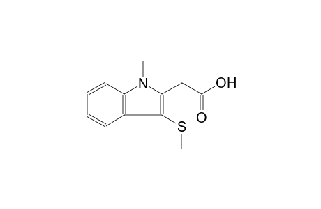 1H-Indole-2-acetic acid, 1-methyl-3-(methylthio)-