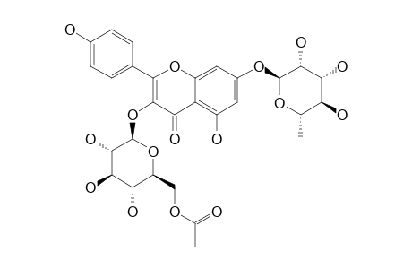 KAEMPFEROL-3-(6''-ACETYL-BETA-GLUCOSIDE)-7-ALPHA-RHAMNOSIDE