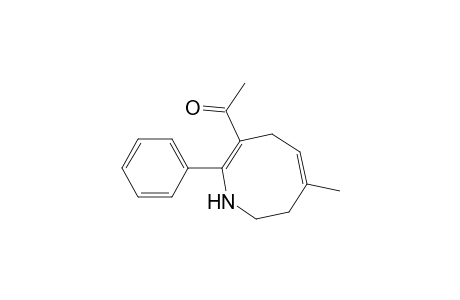 1-[(4Z,7E)-4-methyl-8-phenyl-1,2,3,6-tetrahydroazocin-7-yl]ethanone