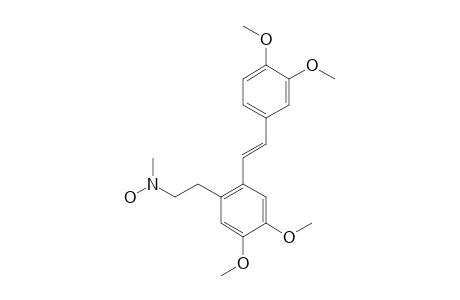 (E)-N-2-[2-[2-(3,4-DIMETHOXY-PHENYL)-ETHENYL]-4,5-DIMETHOXY-PHENYL]-ETHYL-N-METHYL-HYDROXYLAMINE
