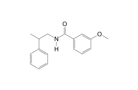 3-methoxy-N-(2-phenylpropyl)benzamide