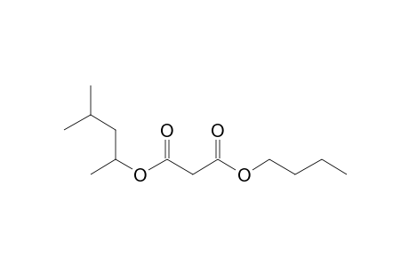 Malonic acid, butyl 4-methylpent-2-yl ester