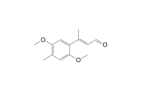 (E)-3-(2,5-dimethoxy-4-methyl-phenyl)but-2-enal