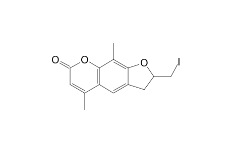 2-(iodanylmethyl)-5,9-dimethyl-2,3-dihydrofuro[3,2-g]chromen-7-one