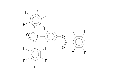 Pentafluorbenzoesaeure-[di-(n-pentafluorbenzoyl)-p-aminophenyl]-ester