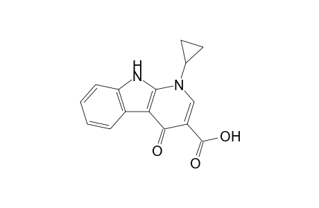 1-Cyclopropyl-4-oxo-4,9-dihydro-1H-pyrido[2,3-b]indole-3-carboxylic acid