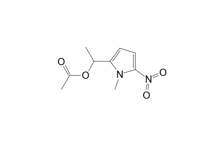 1H-Pyrrole-2-methanol, .alpha.,1-dimethyl-5-nitro-, acetate (ester)
