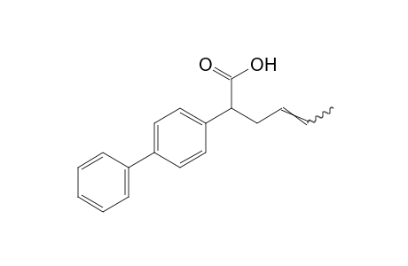 2-(p-biphenylyl)-4-hexenoic acid