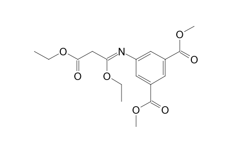 1,3-Benzenedicarboxylic acid, 5-[[1,3-diethoxy-3-oxopropylidene]amino]-, dimethyl ester