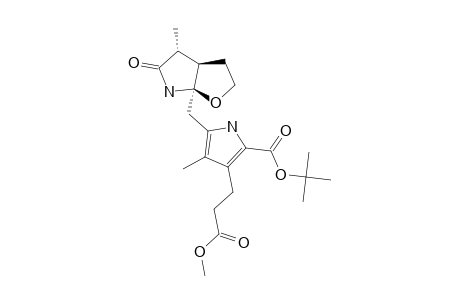 (2RS,3SR,4SR)-9-(TERT.-BUTOXYCARBONYL)-4,3-(EPOXYETHANO)-2,3,4,5-TETRAHYDRO-8-[2-(METHOXYCARBONYL)-ETHYL]-2,7-DIMETHYL-DIPYRRIN-1(10H)-ONE