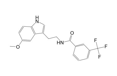N-[2-(5-methoxy-1H-indol-3-yl)ethyl]-3-(trifluoromethyl)benzamide